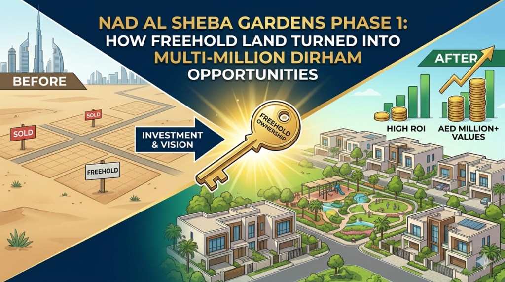 Nad Al Sheba Gardens Phase 1: How Freehold Land Turned Into Multi-Million Dirham Opportunities